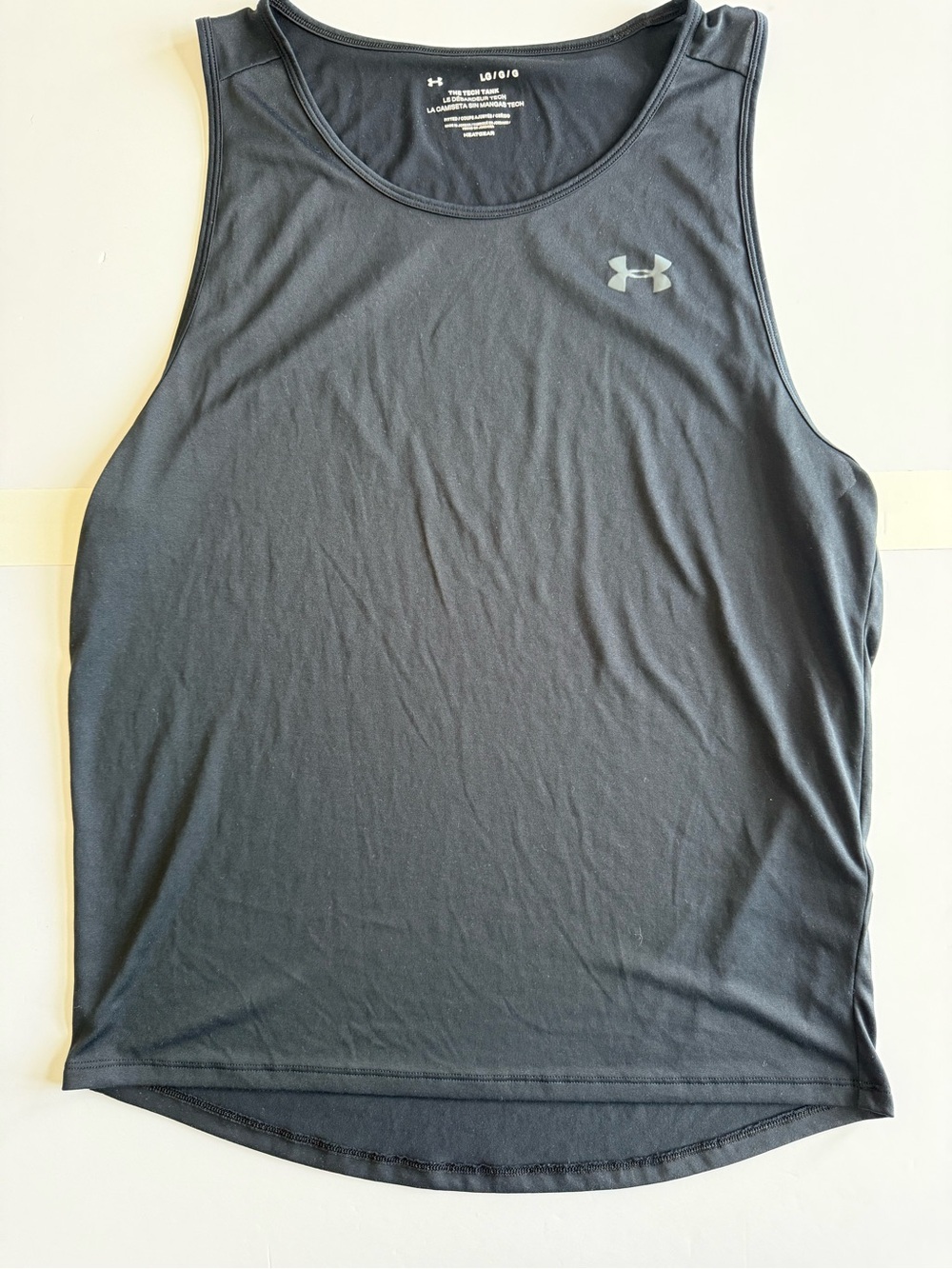 Under Armour Black Moisture-Wicking Sleeveless Performance Tank